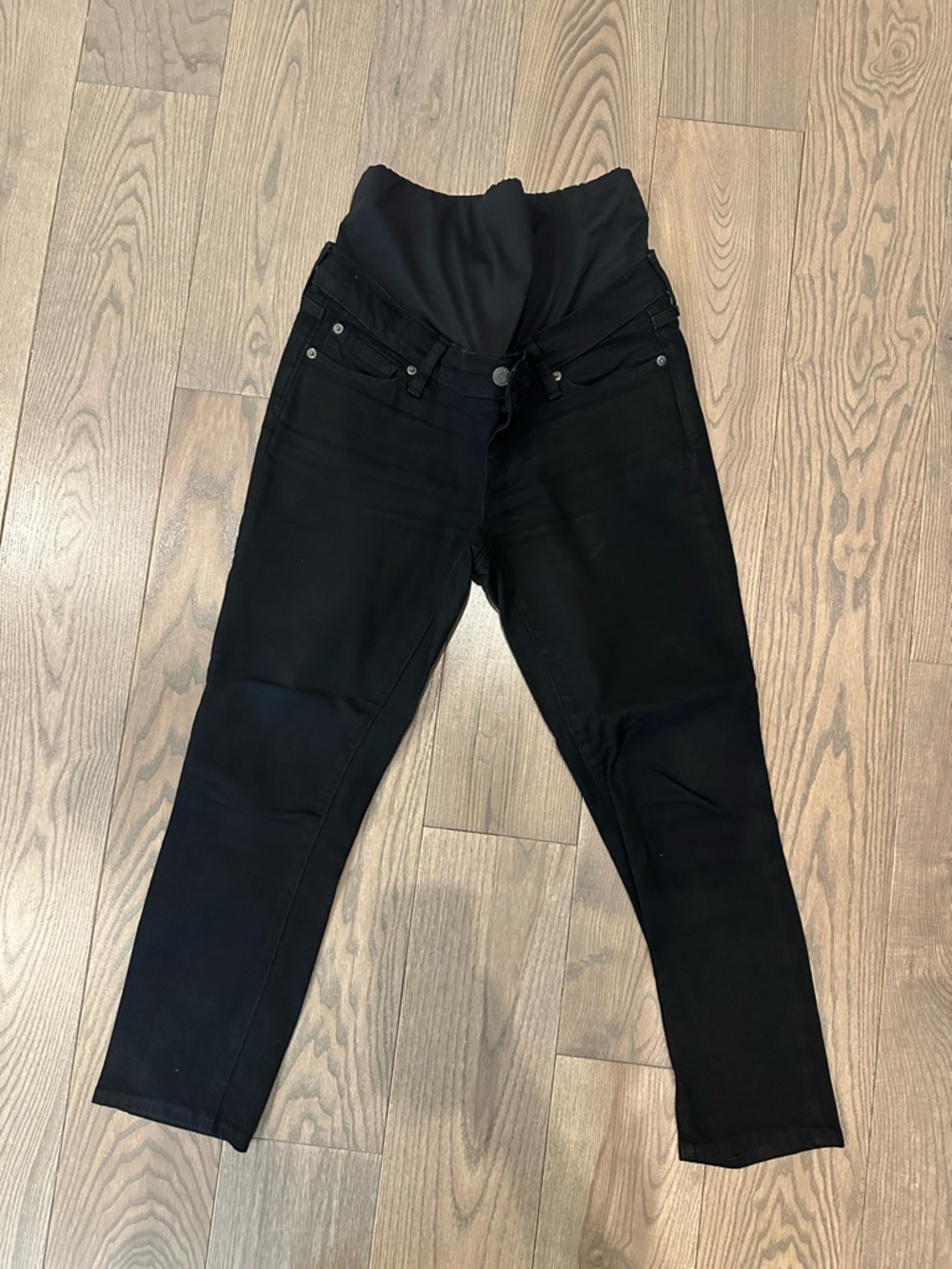 GAP Maternity Black Stretch Jeans - Comfortable Support